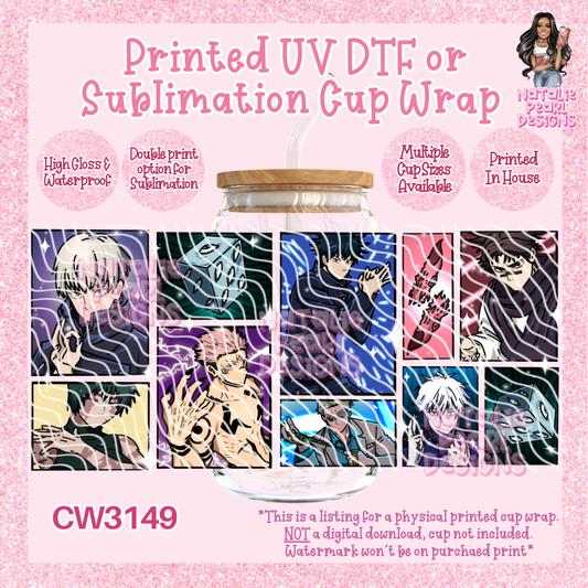 CW3149 UV DTF/SUB Cup Wraps