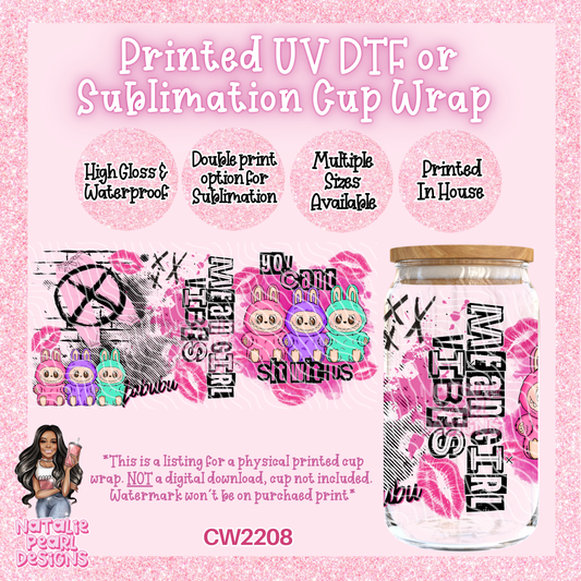 CW2208 UV DTF/SUB Cup Wraps