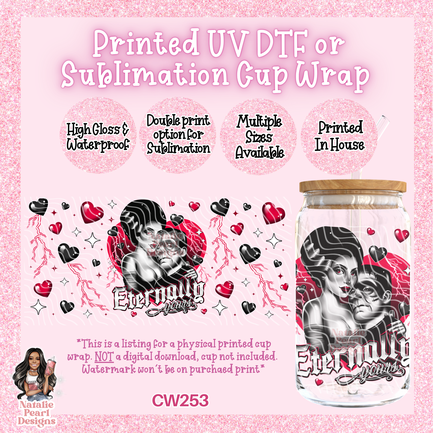 CW253 UV DTF/SUB Cup Wrap