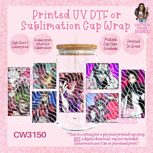 CW3150 UV DTF/SUB Cup Wraps