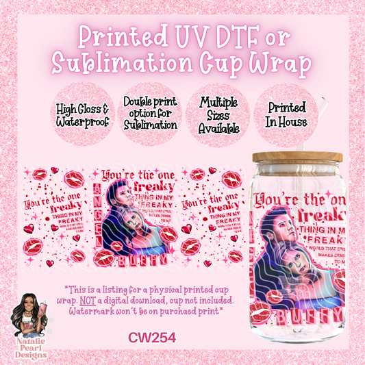 CW254 UV DTF/SUB Cup Wrap