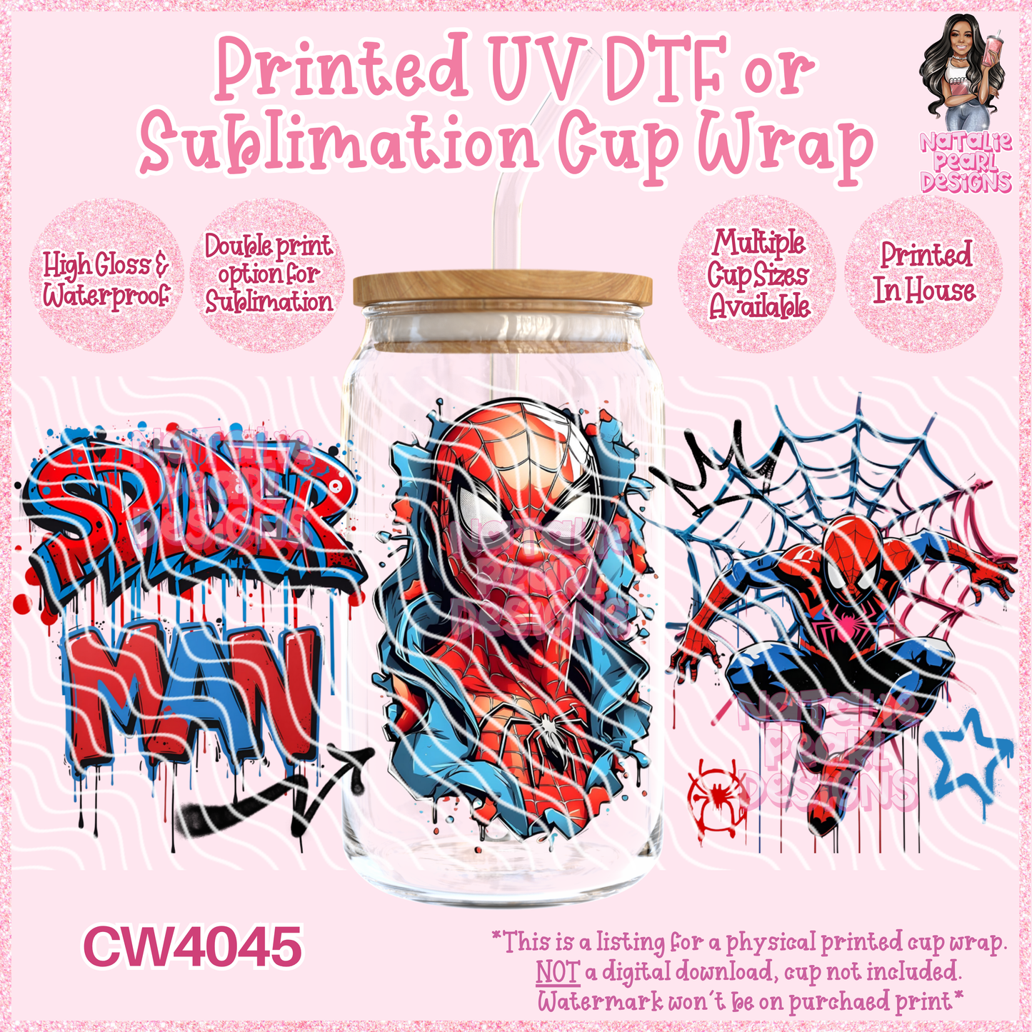 CW4045 UV DTF/SUB Cup Wraps