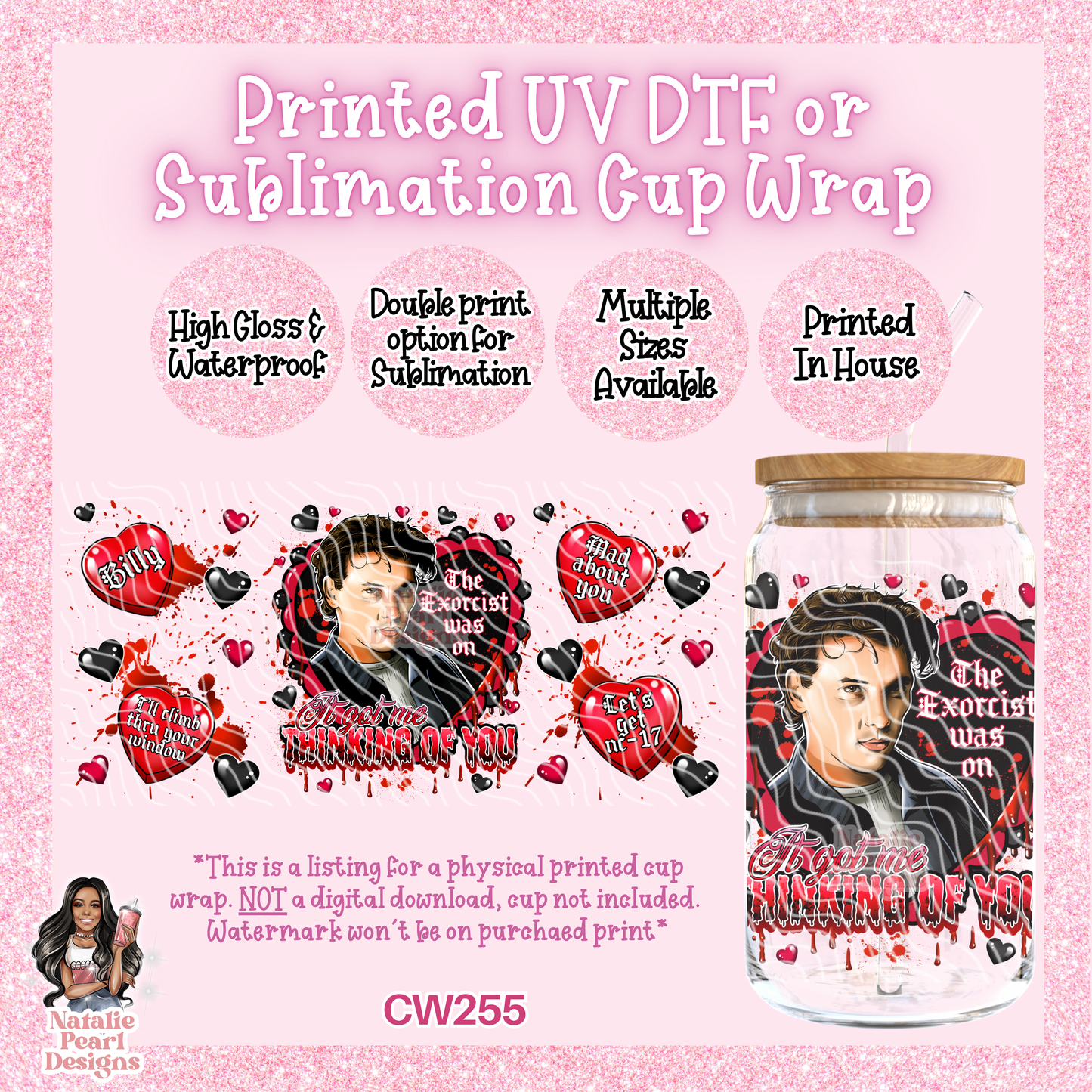 CW255 UV DTF/SUB Cup Wrap