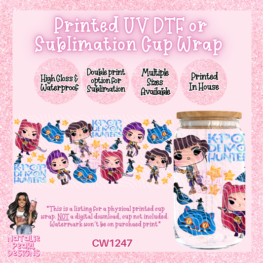 CW1247 UV DTF/SUB Cup Wrap