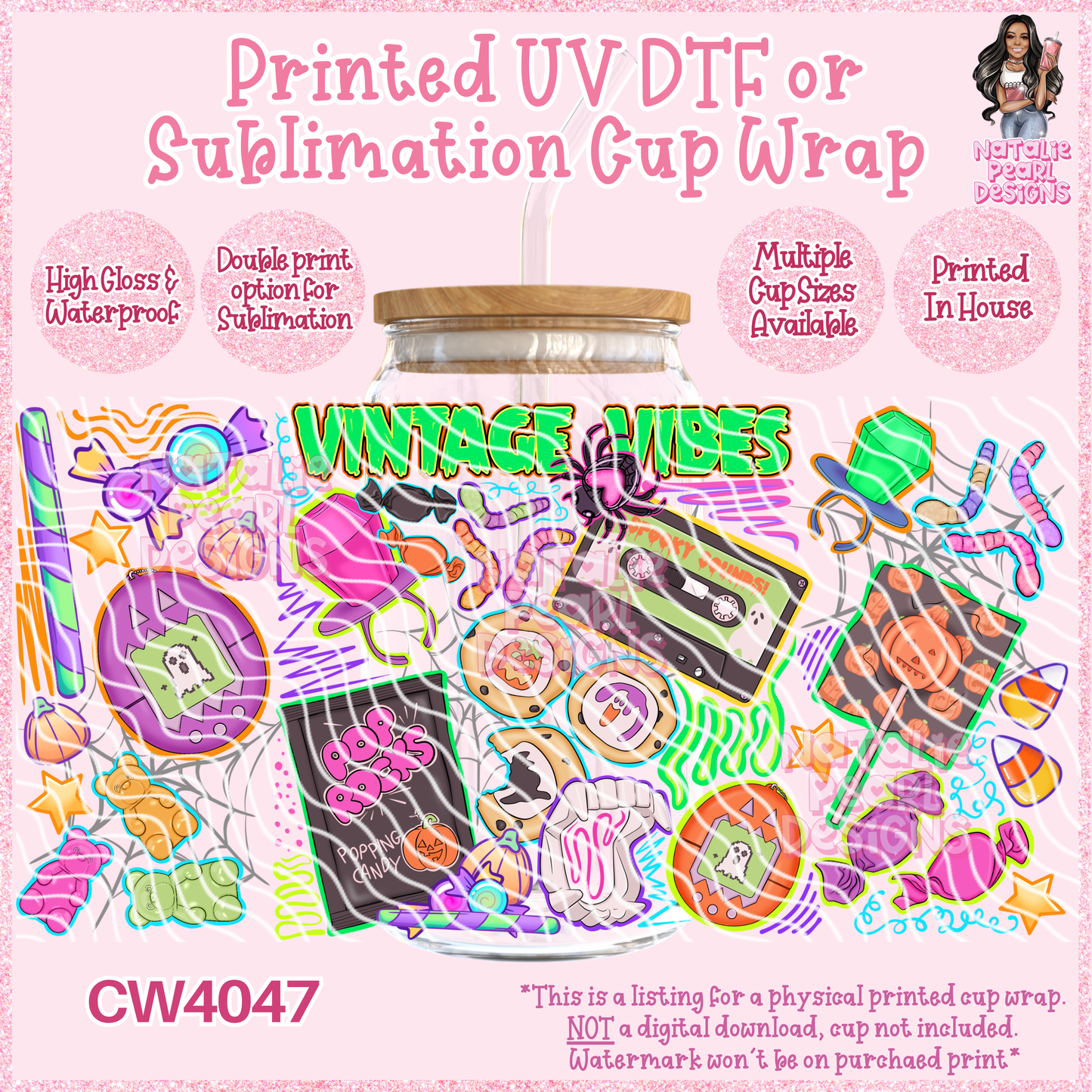 CW4047 UV DTF/SUB Cup Wraps