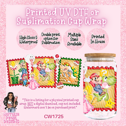 CW1725 UV DTF/SUB Cup Wraps