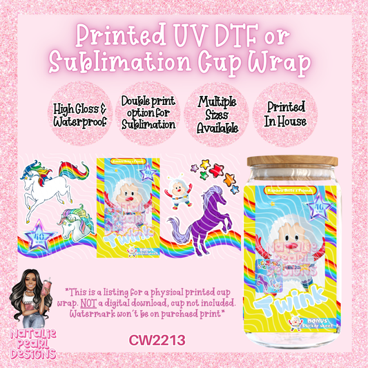 CW2213 UV DTF/SUB Cup Wraps