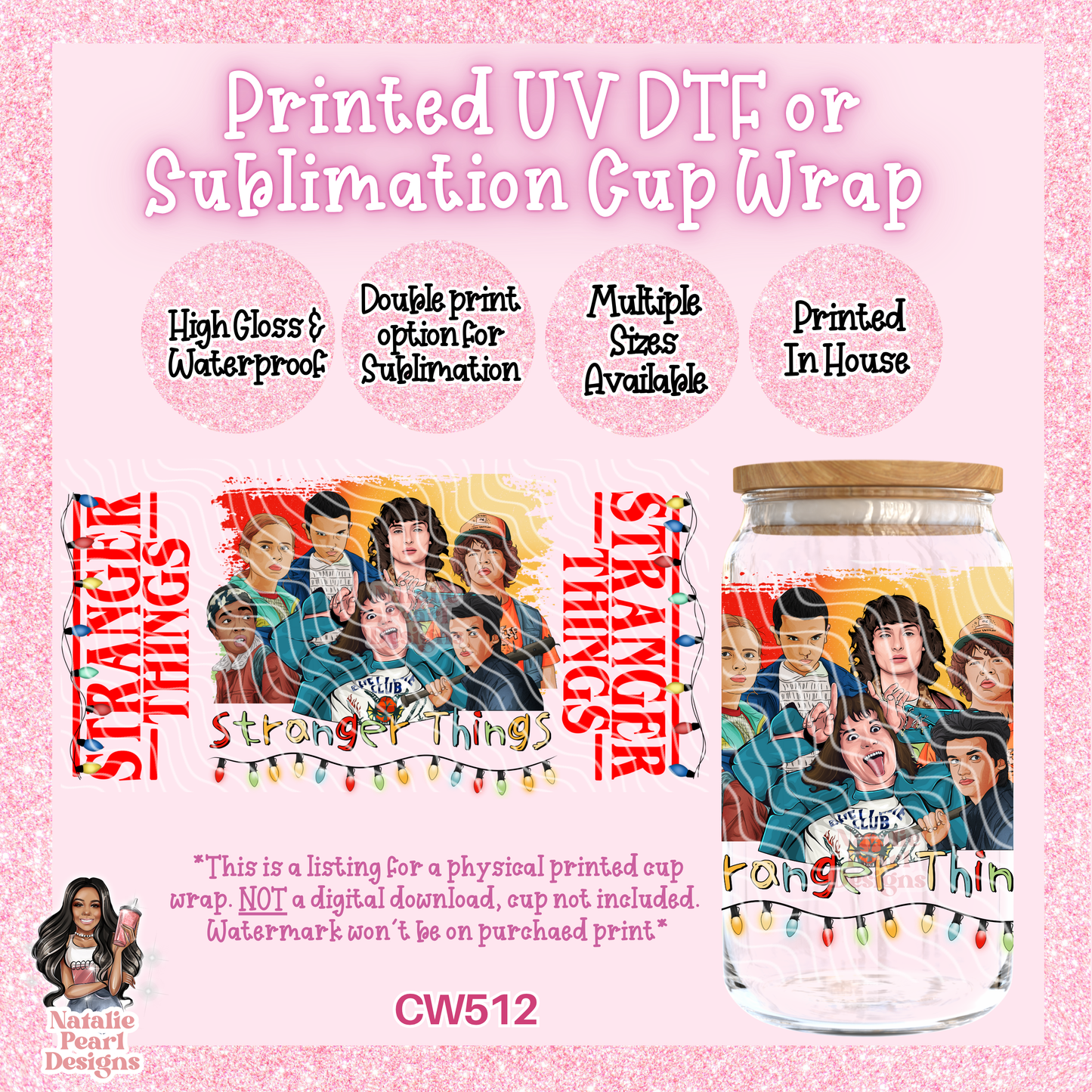 CW512 UV DTF/SUB Cup Wrap