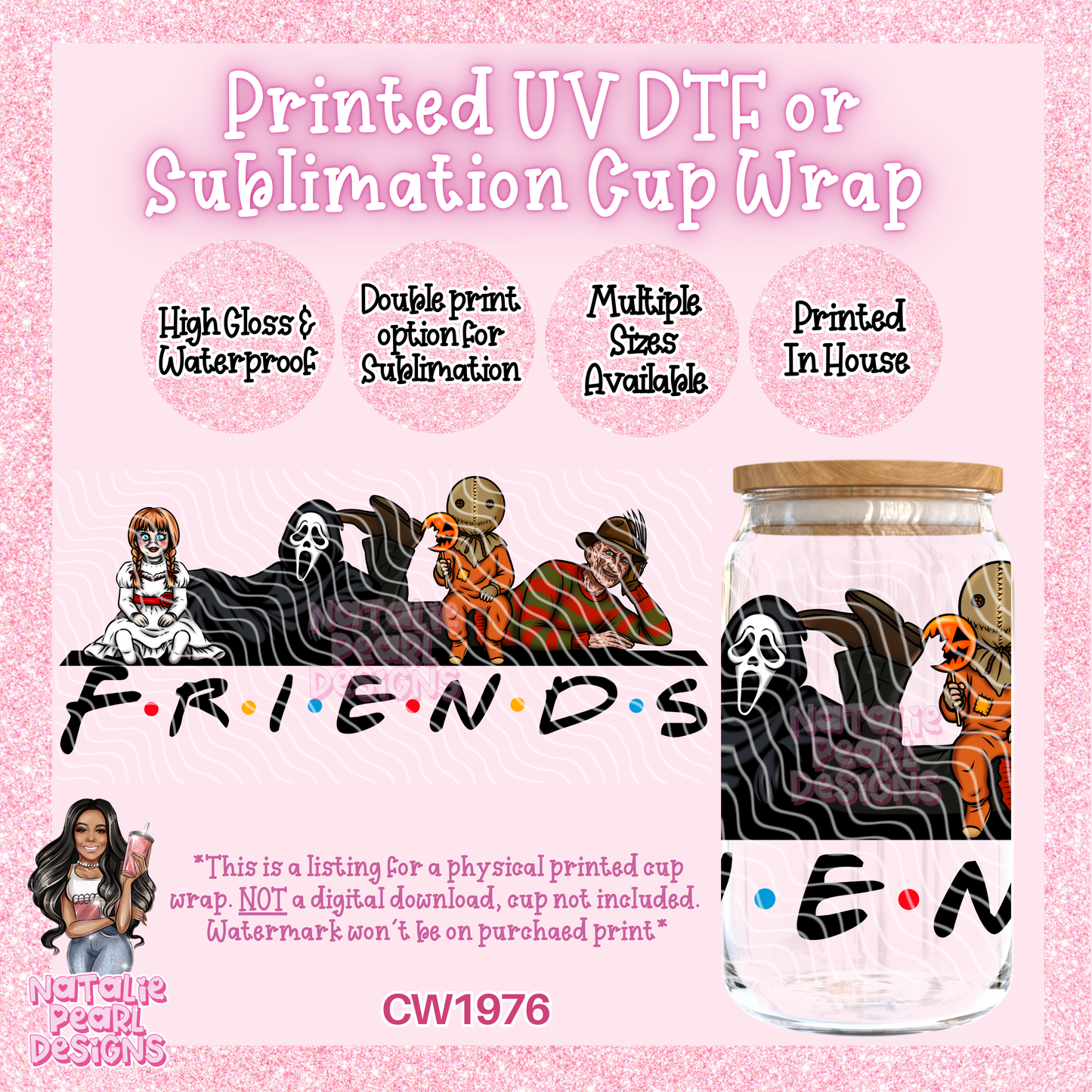 CW1976 UV DTF/SUB Cup Wraps