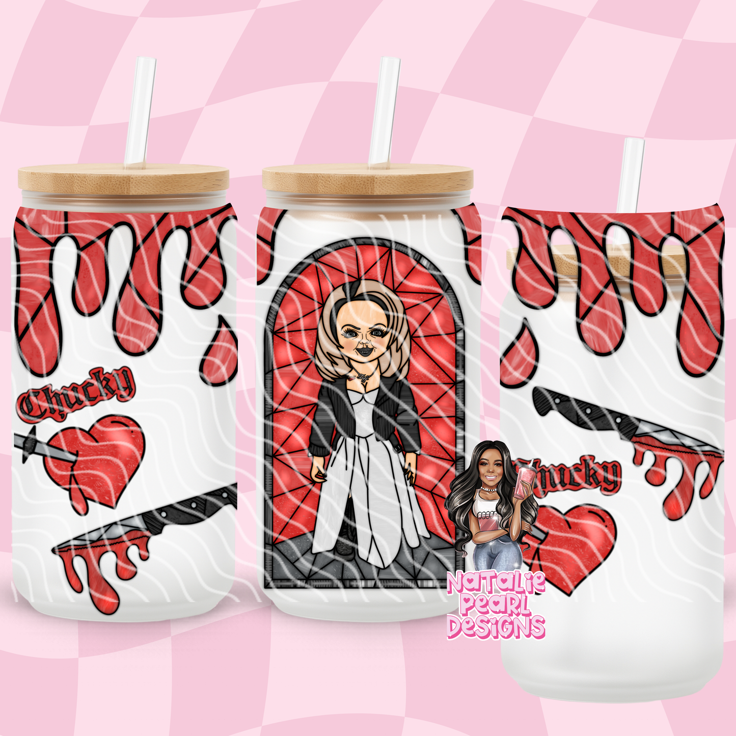 Horror Glass Cans
