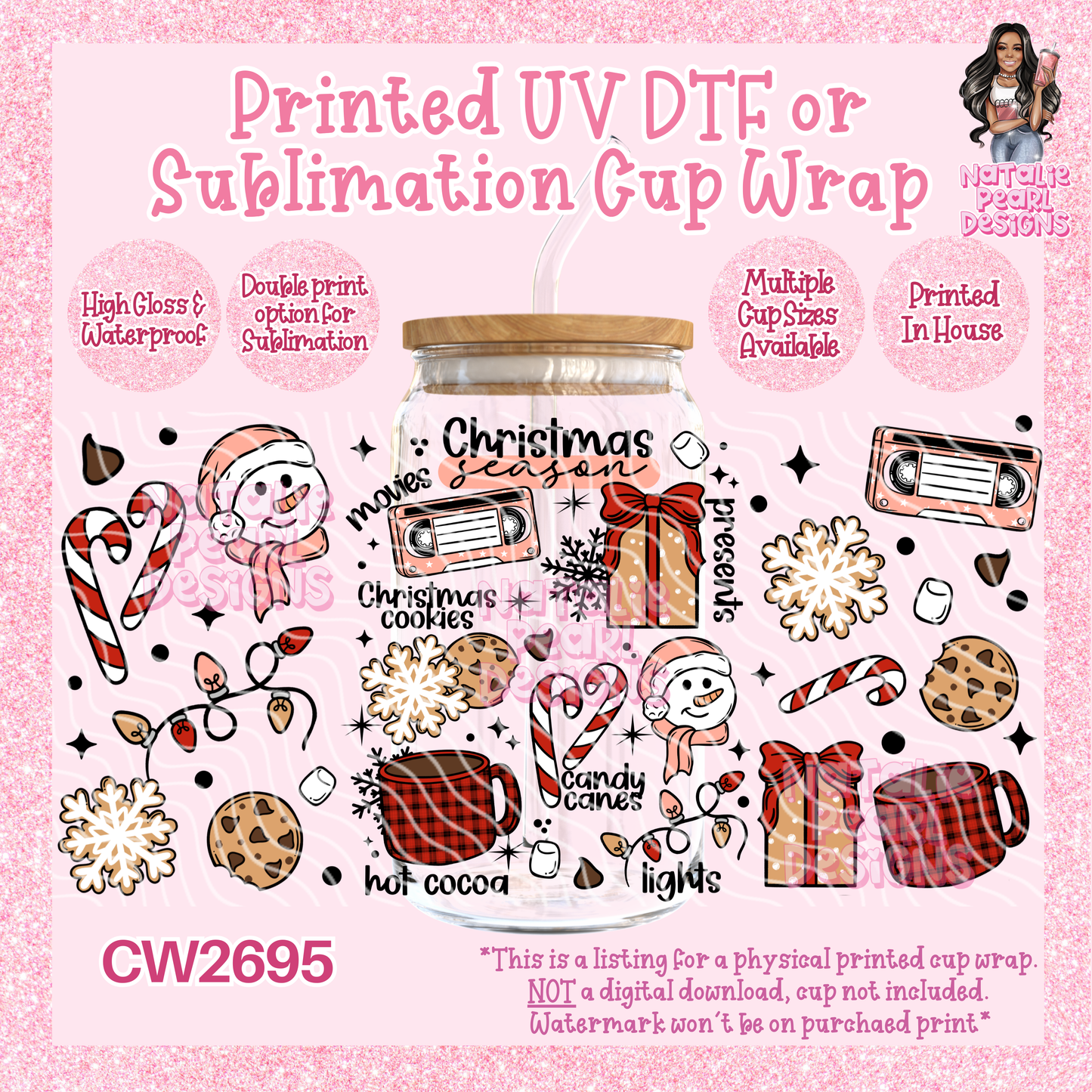 CW2695 UV DTF/SUB Cup Wraps