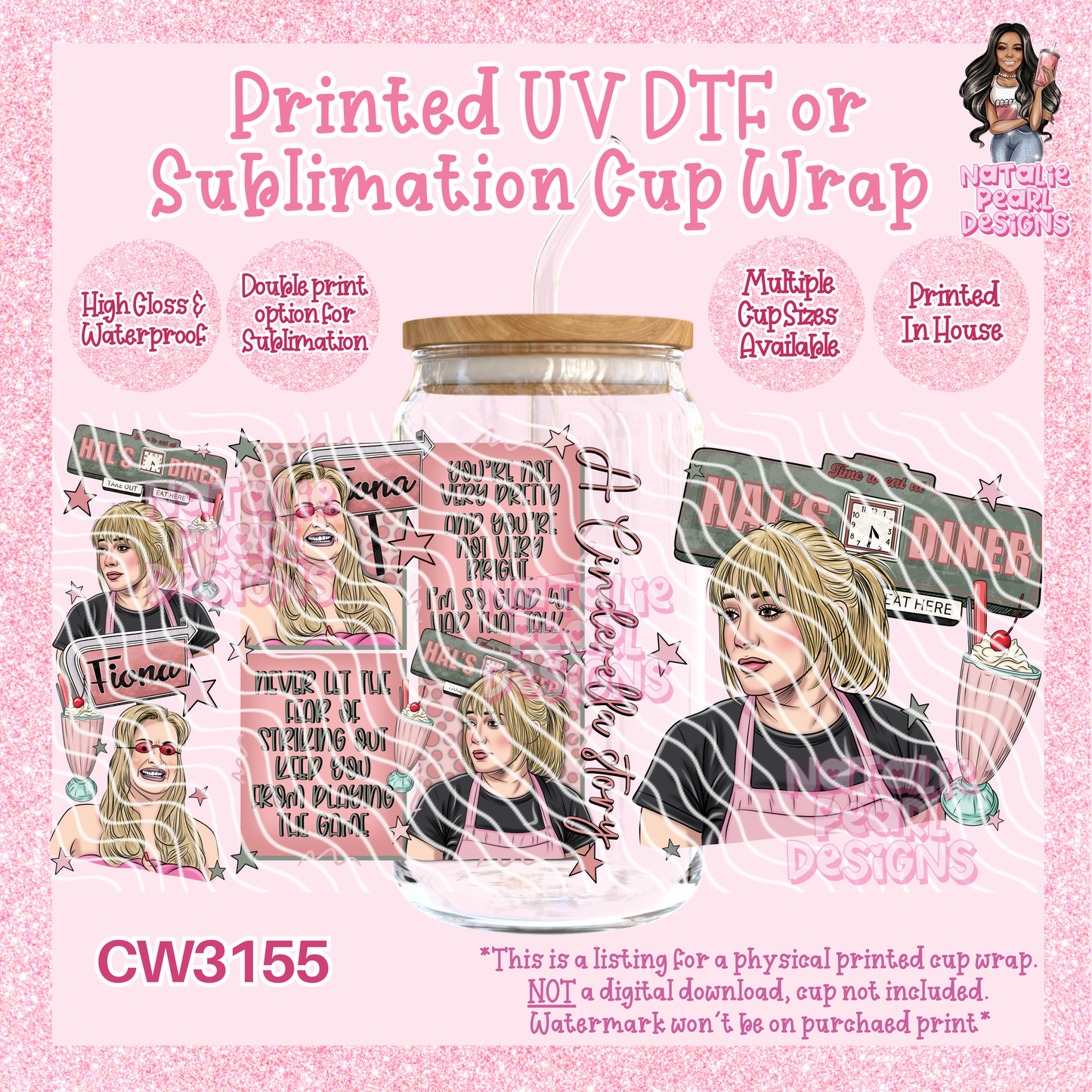 CW3155 UV DTF/SUB Cup Wraps