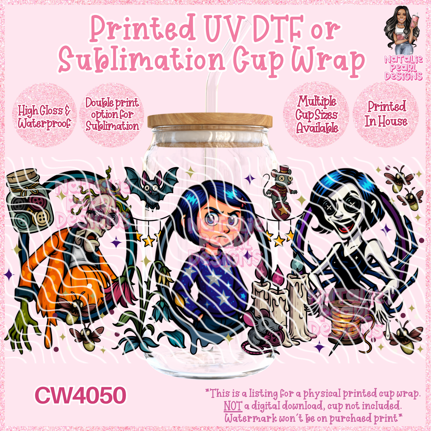 CW4050 UV DTF/SUB Cup Wraps