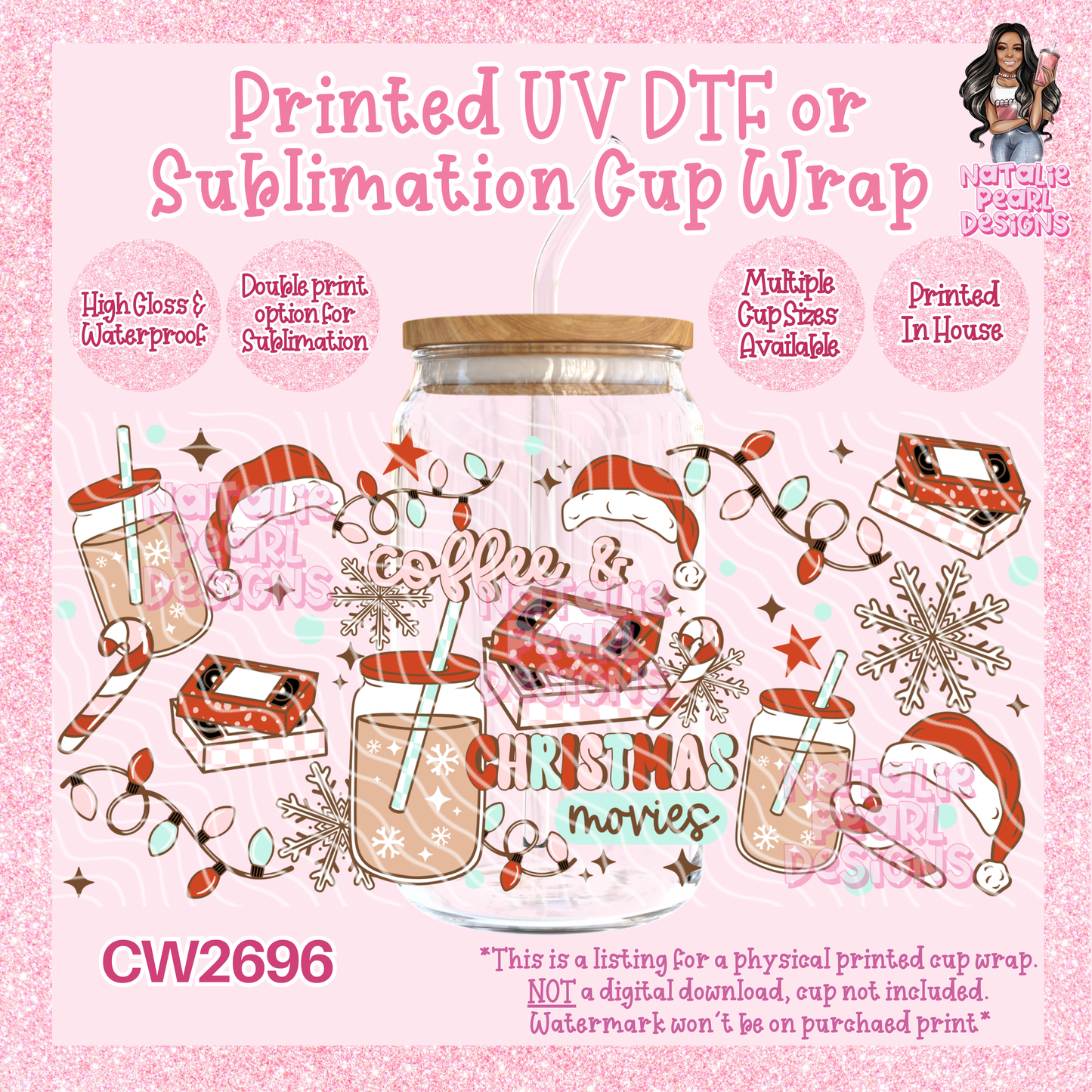 CW2696 UV DTF/SUB Cup Wraps