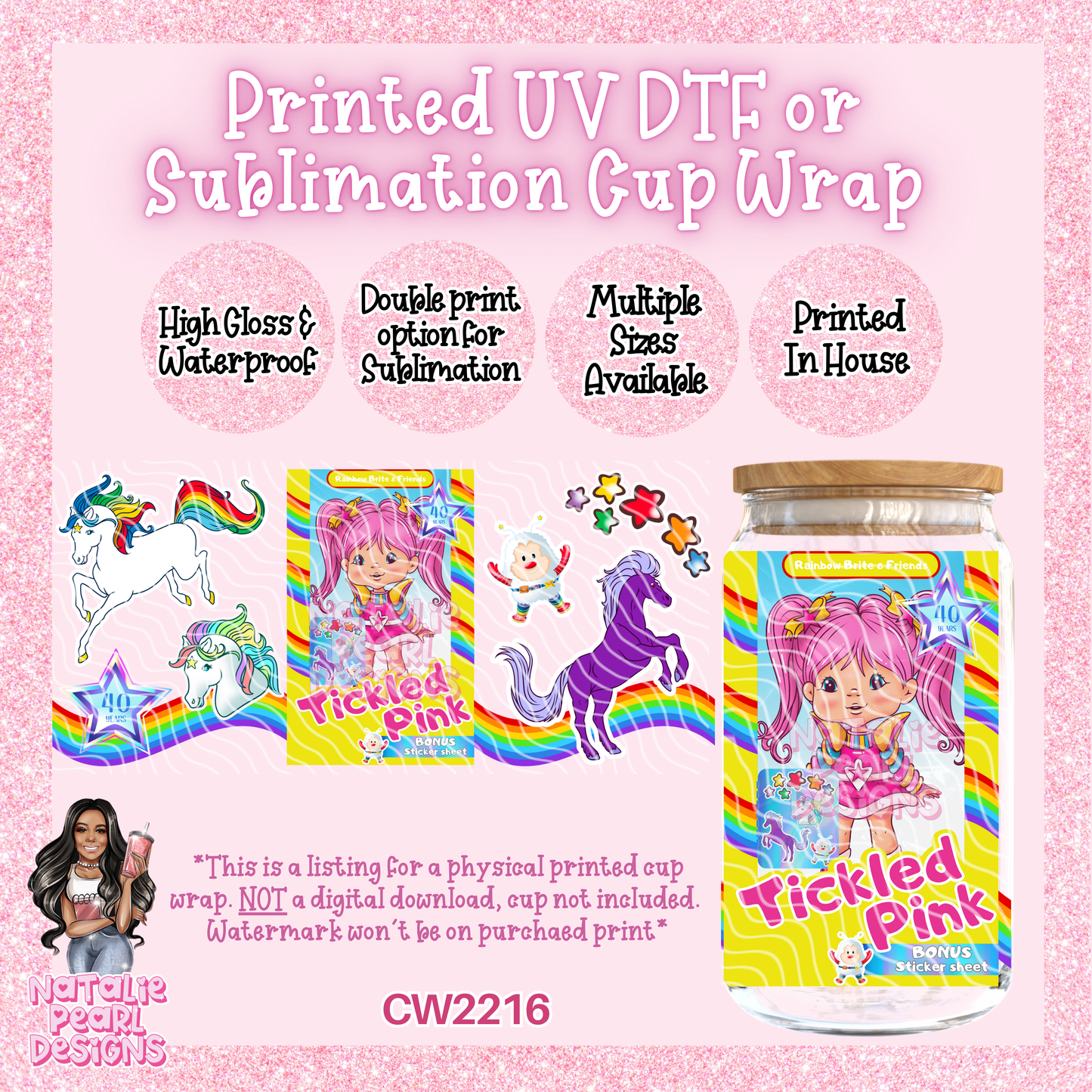 CW2216 UV DTF/SUB Cup Wraps
