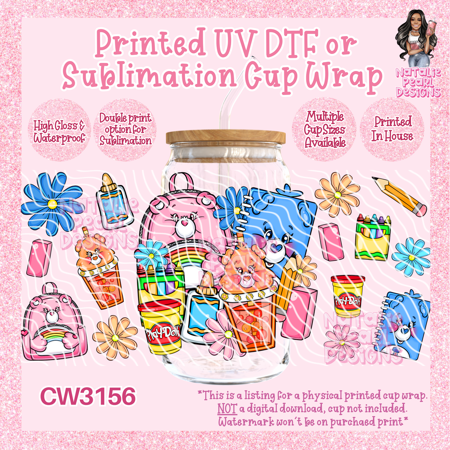 CW3156 UV DTF/SUB Cup Wraps