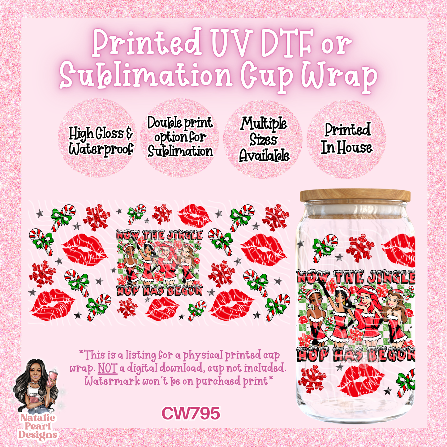 CW795 UV DTF/SUB Cup Wrap