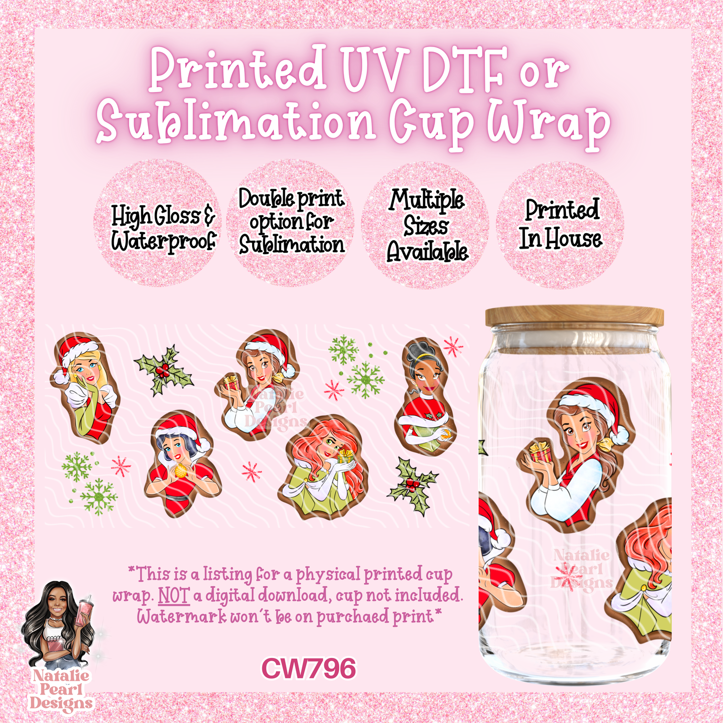 CW796 UV DTF/SUB Cup Wrap