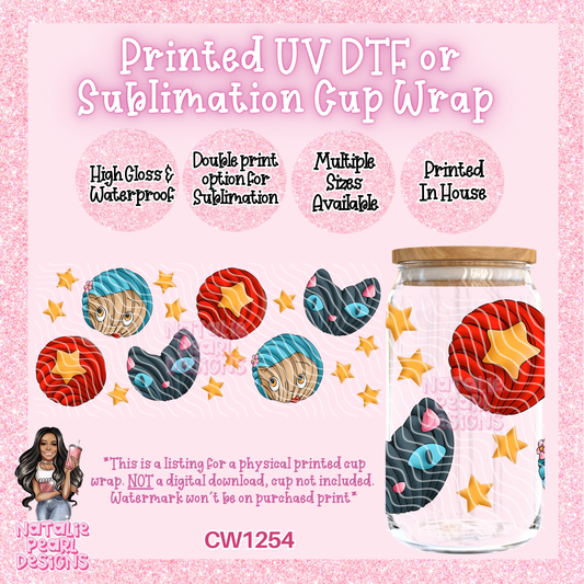 CW1254 UV DTF/SUB Cup Wrap