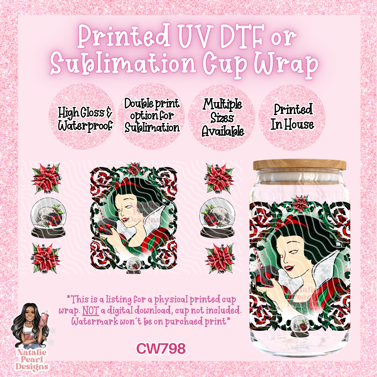 CW798 UV DTF/SUB Cup Wrap