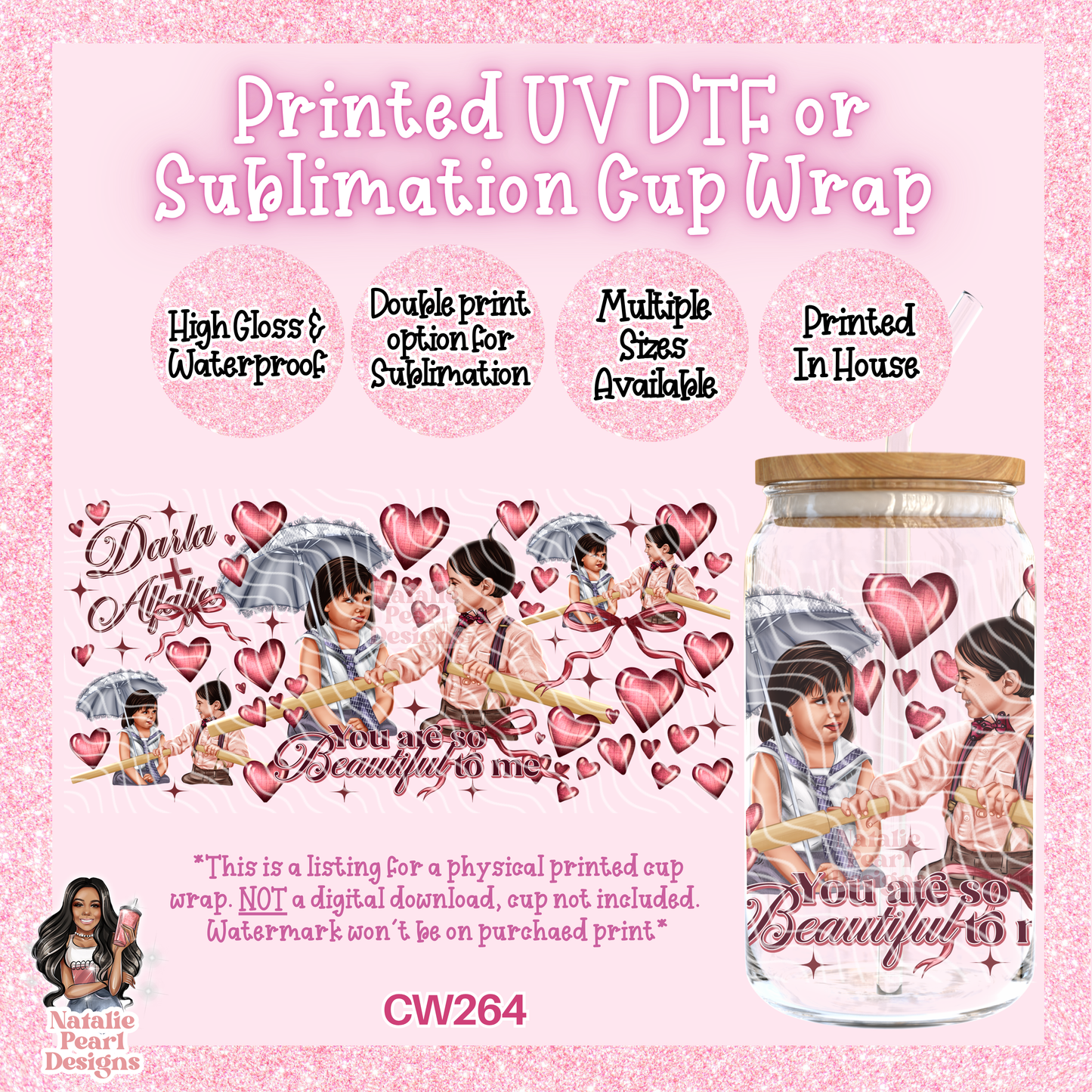 CW264 UV DTF/SUB Cup Wrap