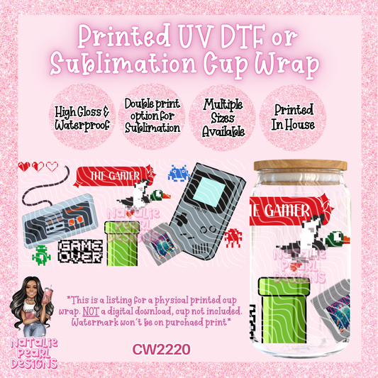 CW2220 UV DTF/SUB Cup Wraps