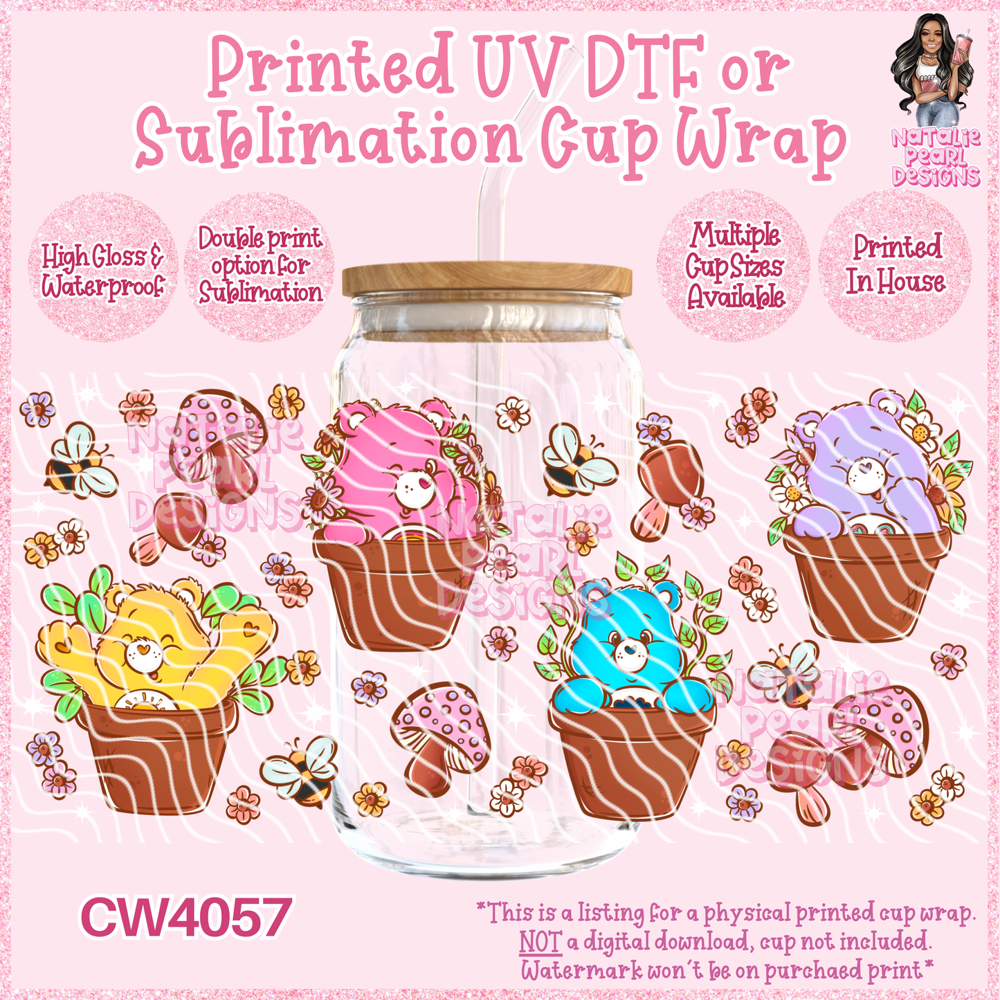 CW4057 UV DTF/SUB Cup Wraps