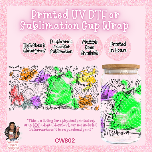 CW802 UV DTF/SUB Cup Wrap
