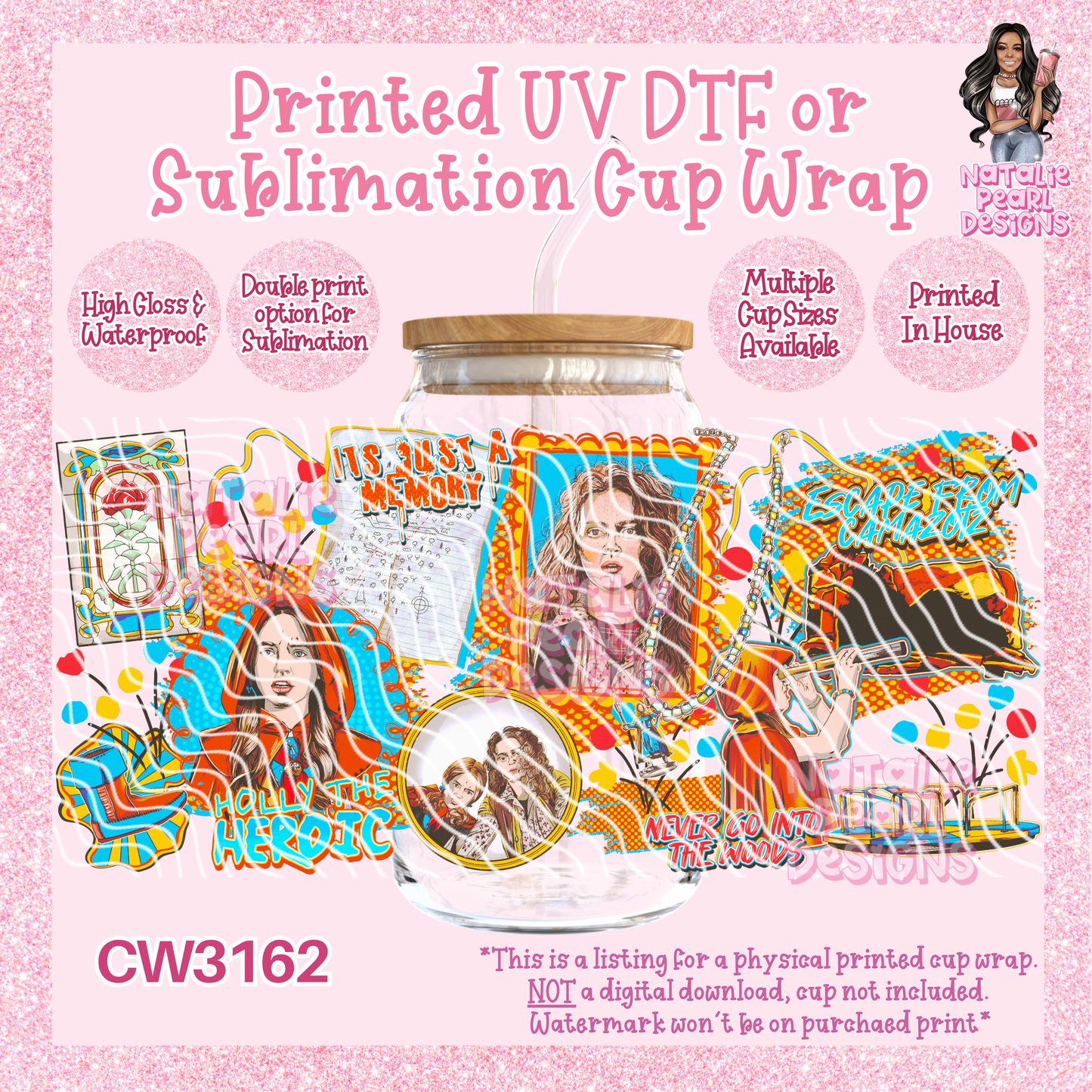 CW3162 UV DTF/SUB Cup Wraps