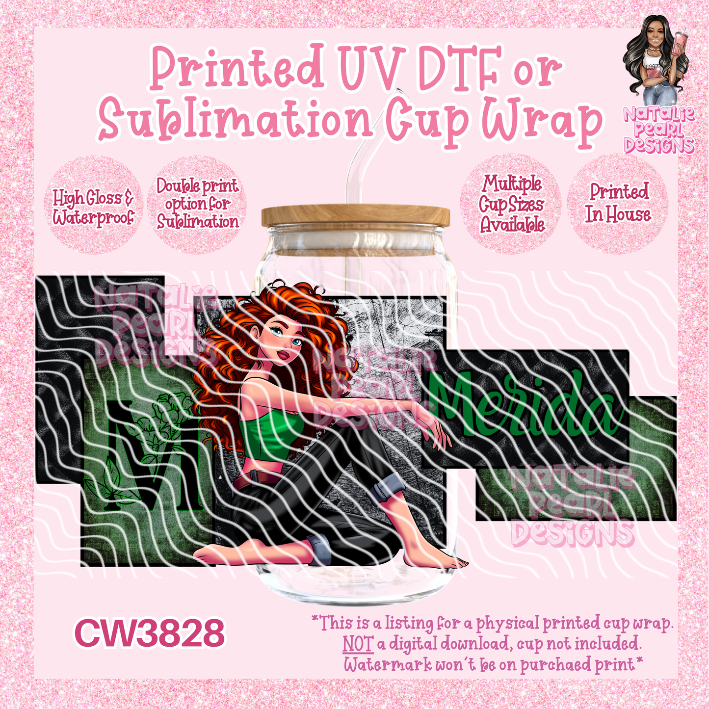 CW3828 UV DTF/SUB Cup Wraps