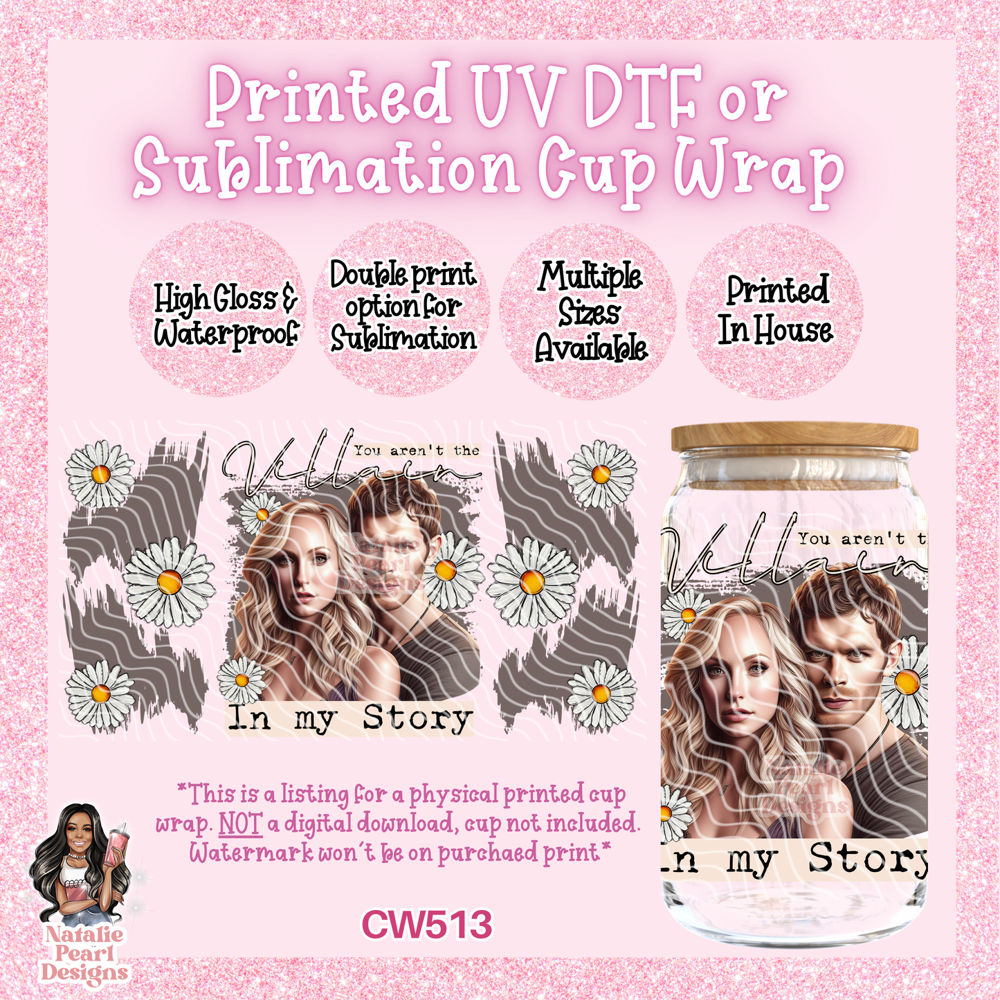 CW513 UV DTF/SUB Cup Wrap