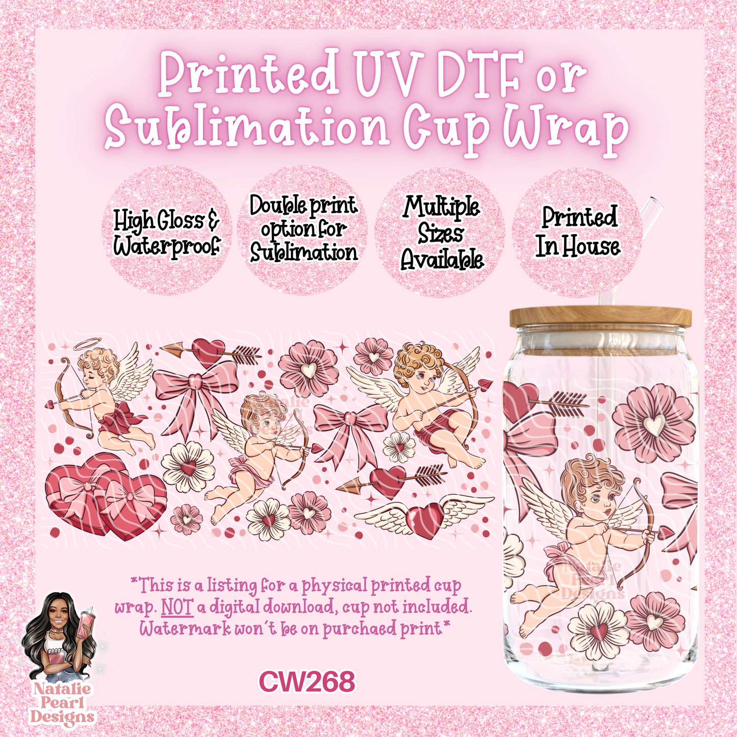 CW268 UV DTF/SUB Cup Wrap