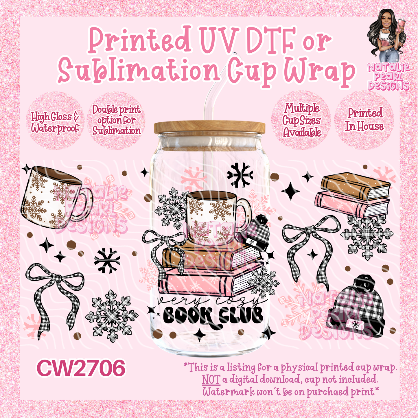 CW2706 UV DTF/SUB Cup Wraps