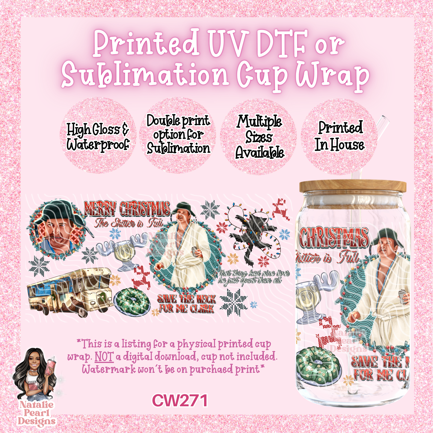CW271 UV DTF/SUB Cup Wrap