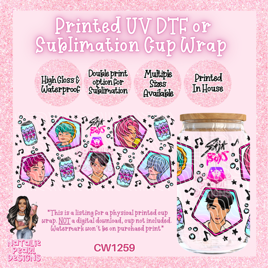 CW1259 UV DTF/SUB Cup Wrap