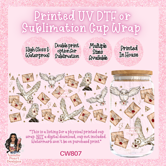 CW807 UV DTF/SUB Cup Wrap