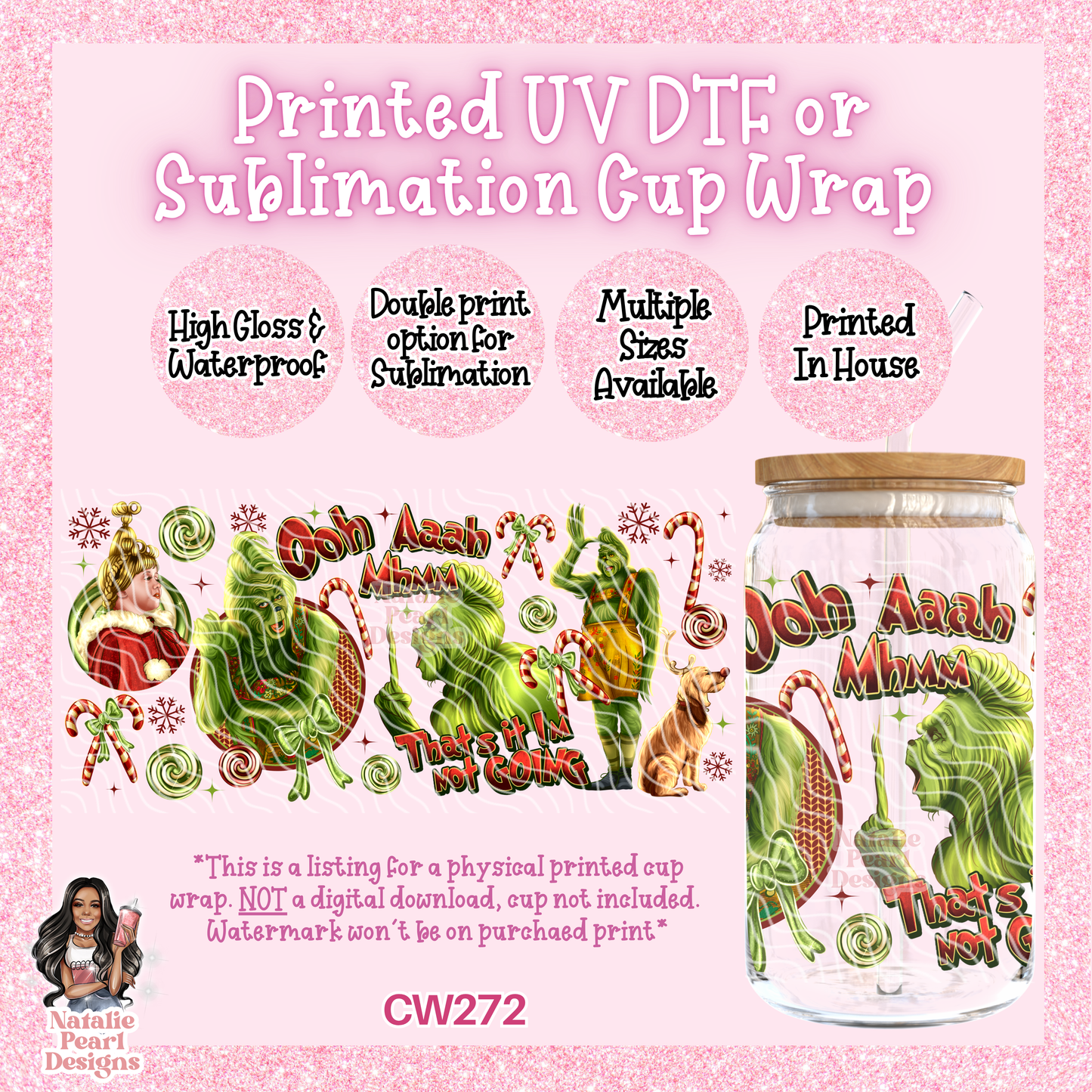 CW272 UV DTF/SUB Cup Wrap
