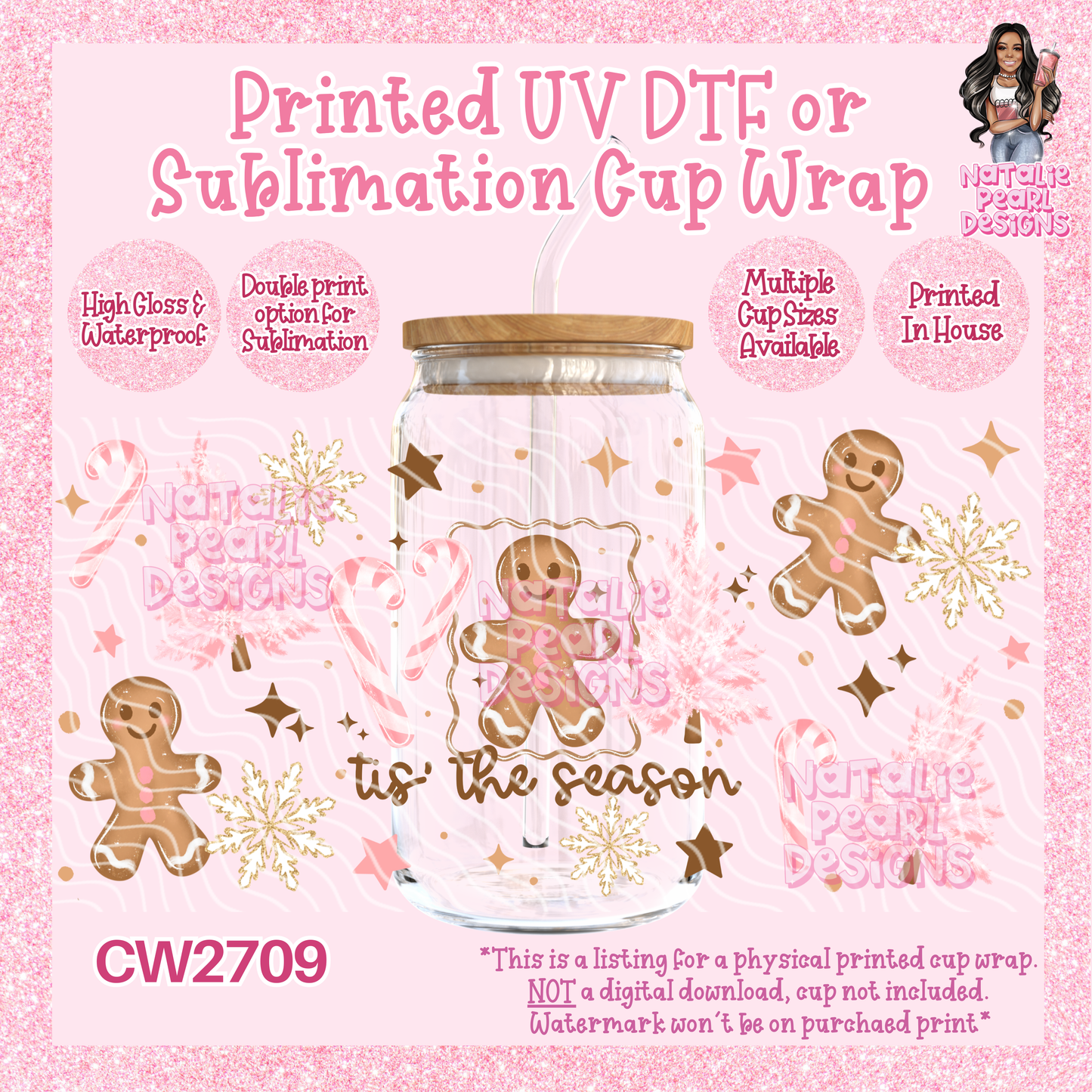 CW2709 UV DTF/SUB Cup Wraps