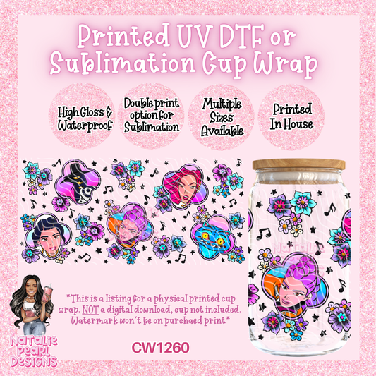 CW1260 UV DTF/SUB Cup Wrap