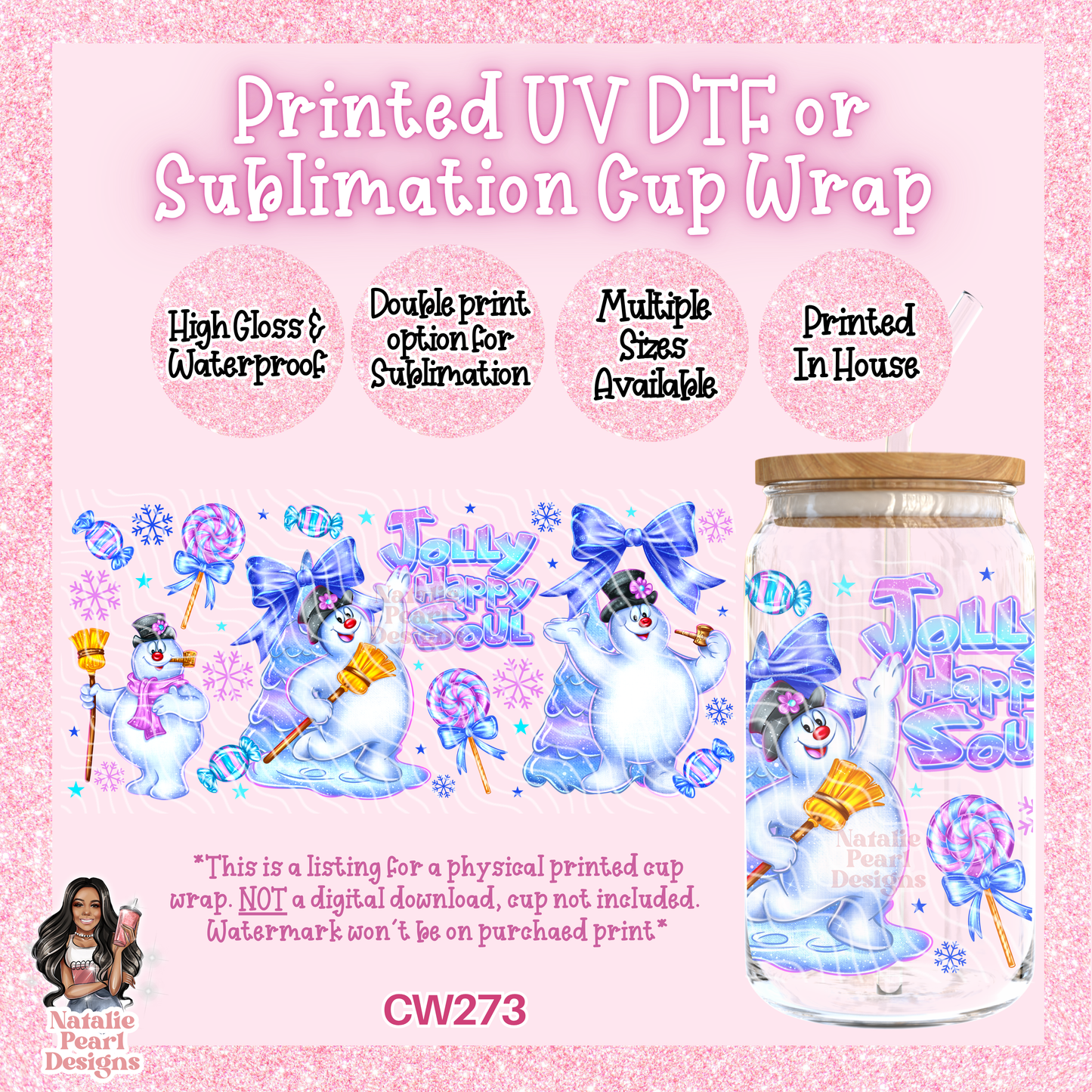 CW273 UV DTF/SUB Cup Wrap