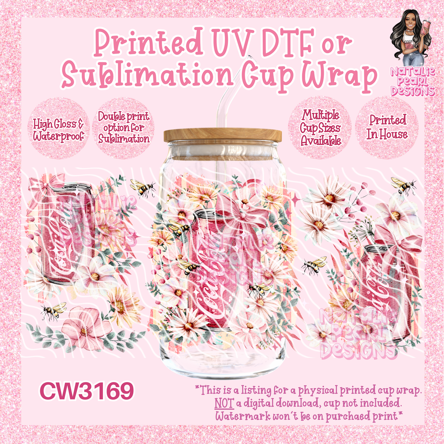 CW3169 UV DTF/SUB Cup Wraps