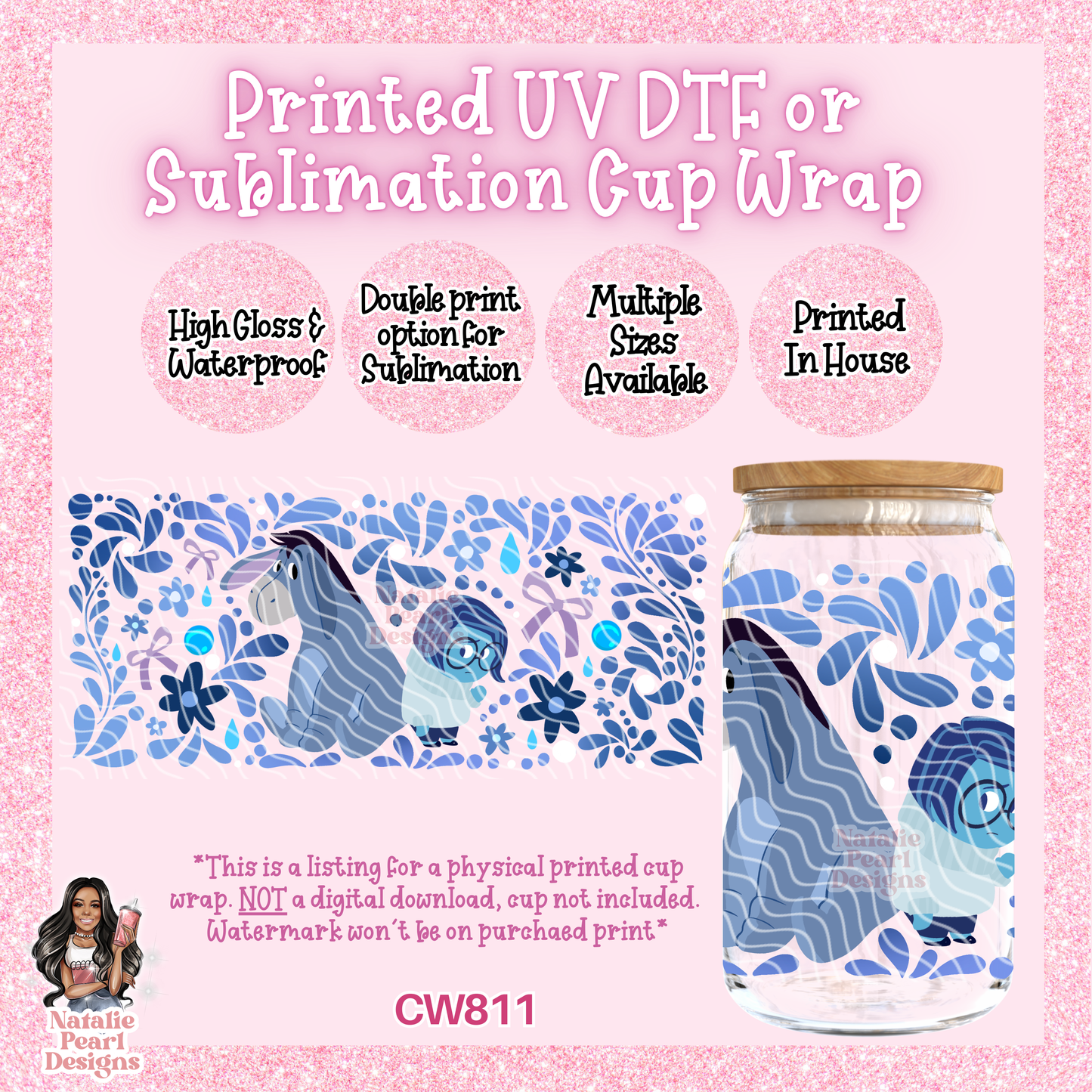 CW811 UV DTF/SUB Cup Wrap
