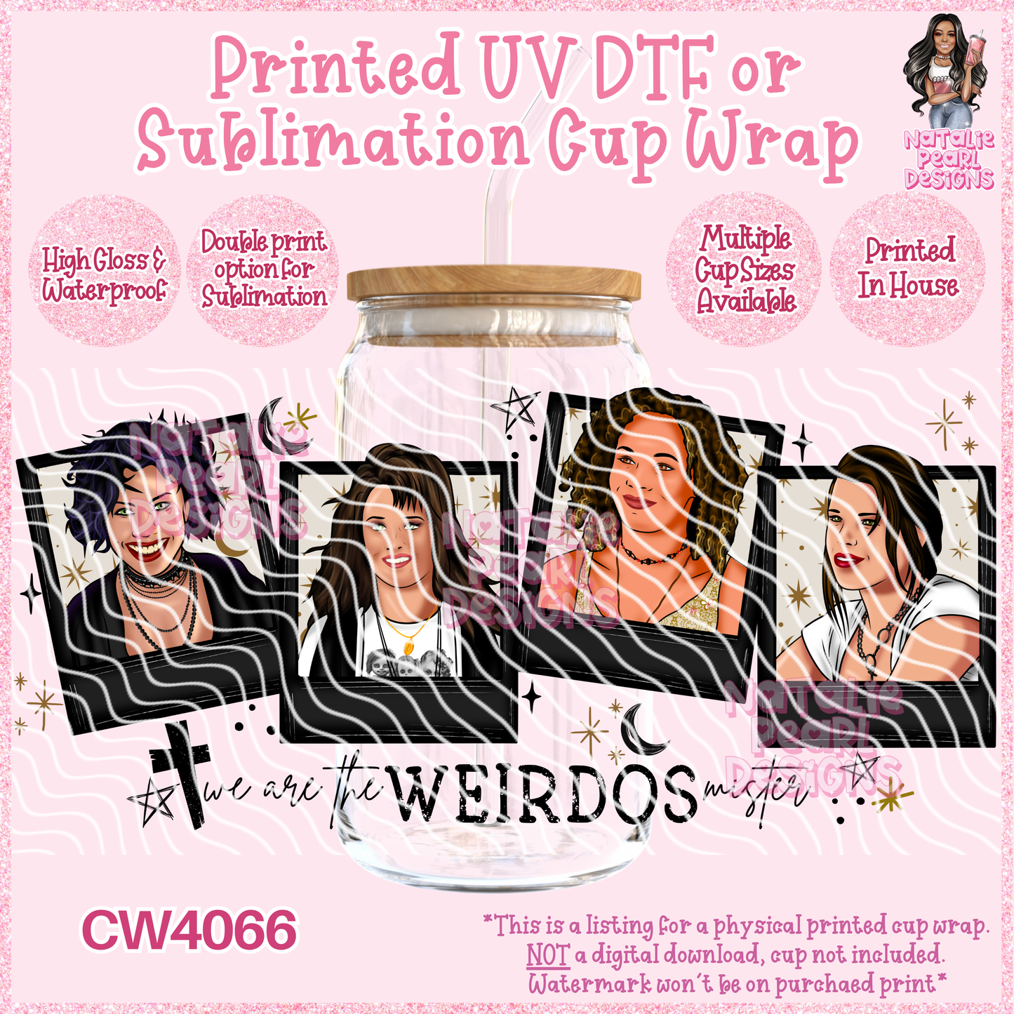 CW4066 UV DTF/SUB Cup Wraps