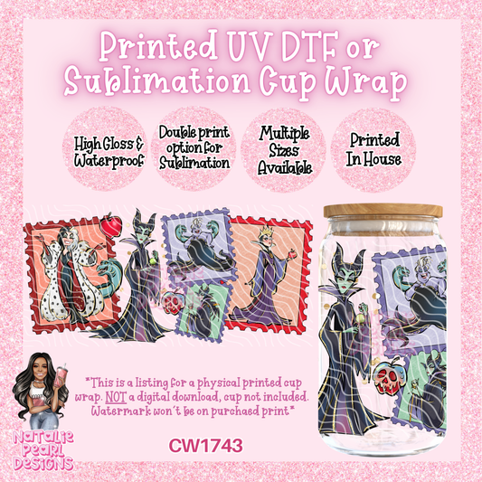 CW1743 UV DTF/SUB Cup Wraps