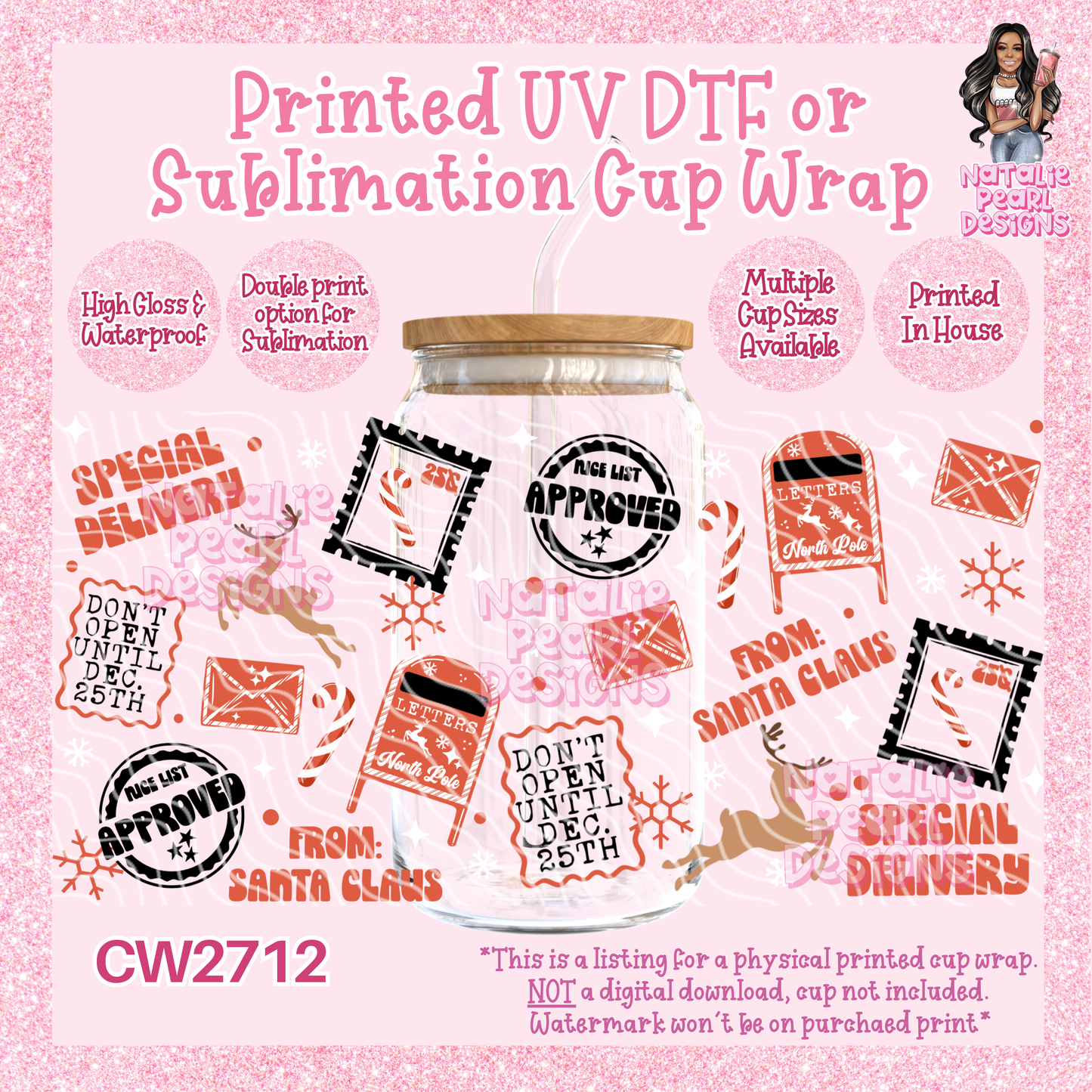 CW2712 UV DTF/SUB Cup Wraps