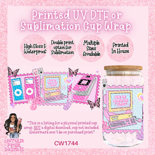 CW1744 UV DTF/SUB Cup Wraps