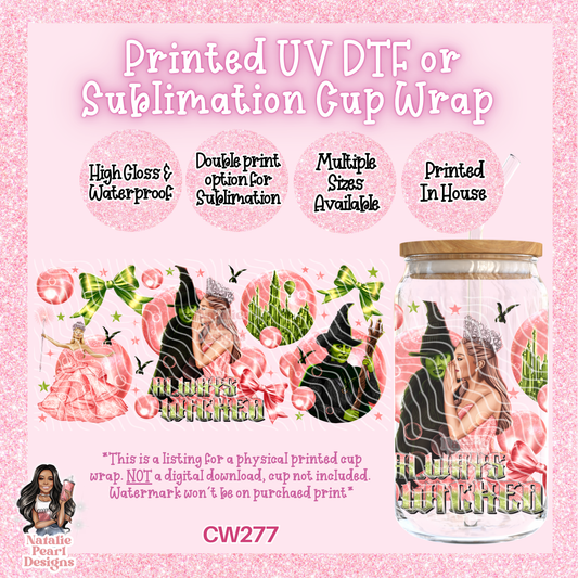 CW277 UV DTF/SUB Cup Wrap