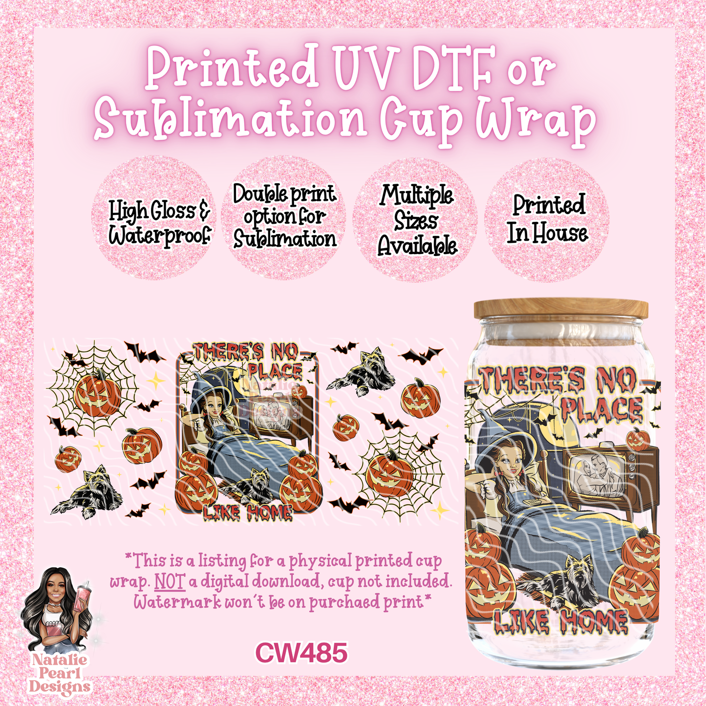 CW485 UV DTF/SUB Cup Wrap