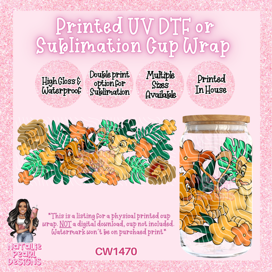 CW1470 UV DTF/SUB Cup Wrap