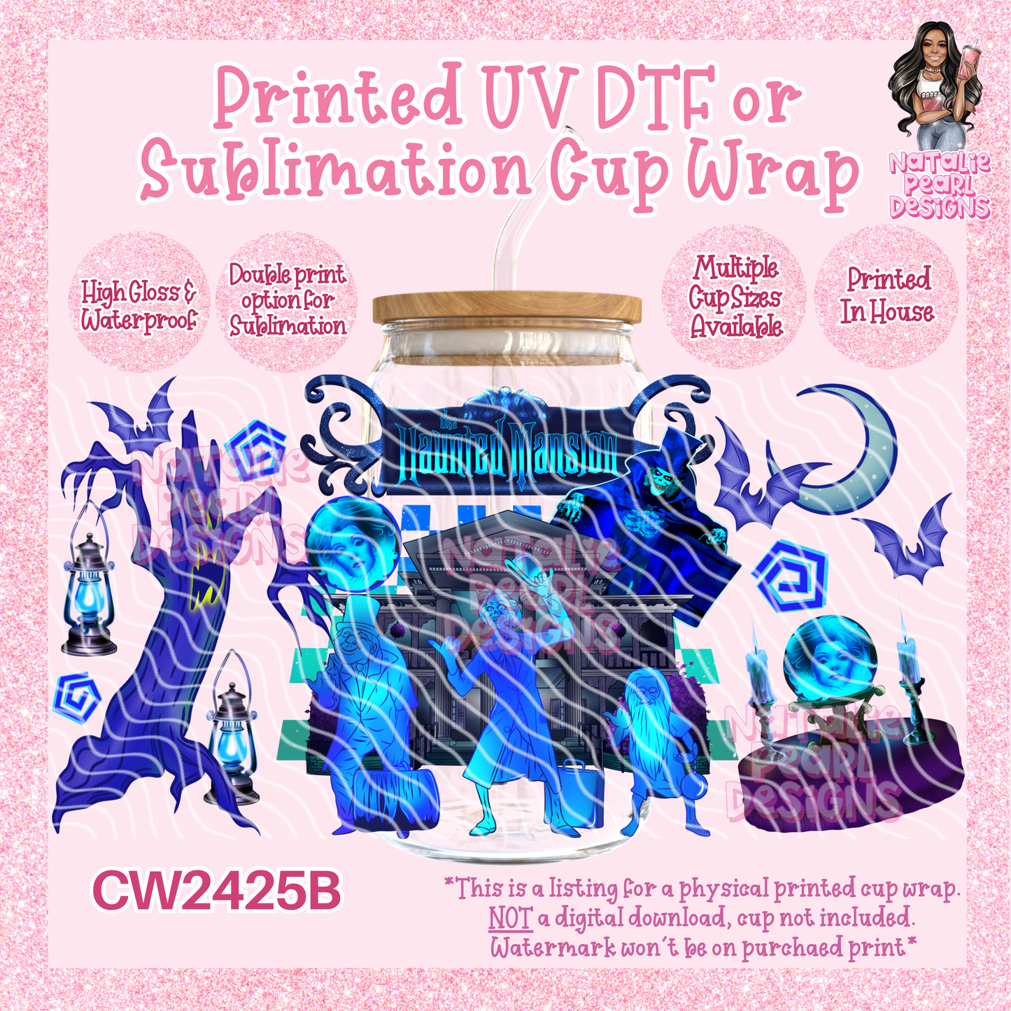 CW2425B UV DTF/SUB Cup Wraps